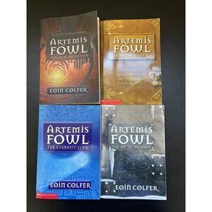 Lot of 4 Artemis Fowl Book Set Eoin Colfer Paperback Good